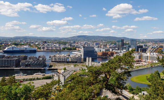 Panoramautsikt Ekebergrestauranten