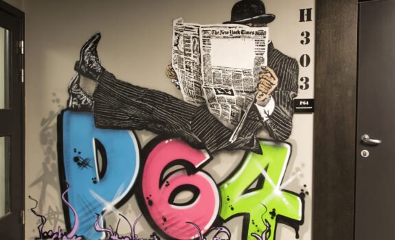 Veggkunst Parkveien 64