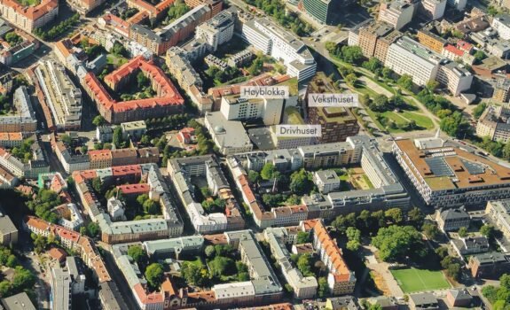 Urtekvartalet flyfoto