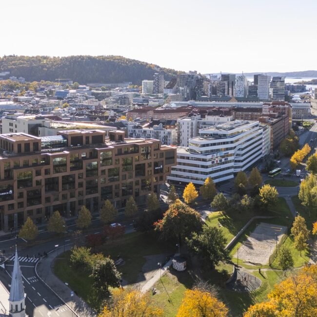 Dronefoto Urtekvartalet