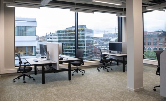 Kontorplasser med utsikt i Veksthuset