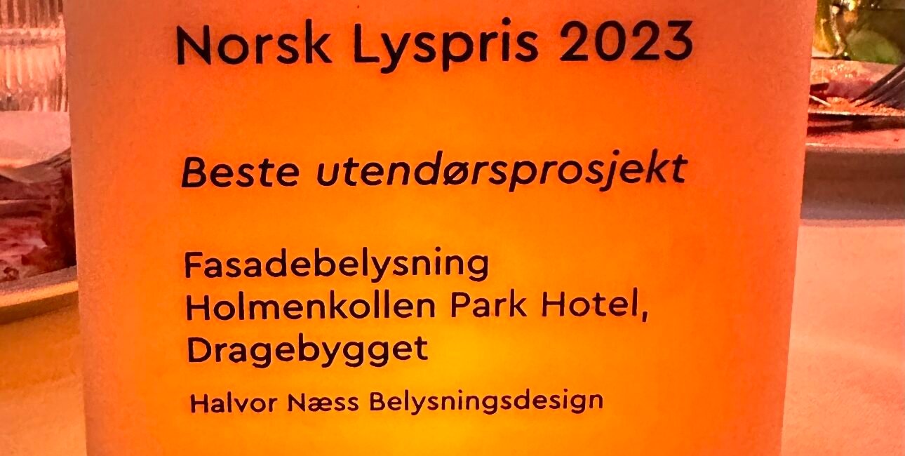 Dragebygget vant Norsk Lyspris 2023