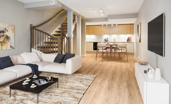 Møblert stue og kjøkken Professor Dahls gate 18