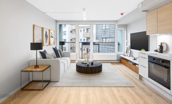 Stue- og kjøkkenløsning Professor Dahls gate 18