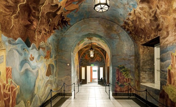 Freskomalerier Per Krohg Sjømannsskolen