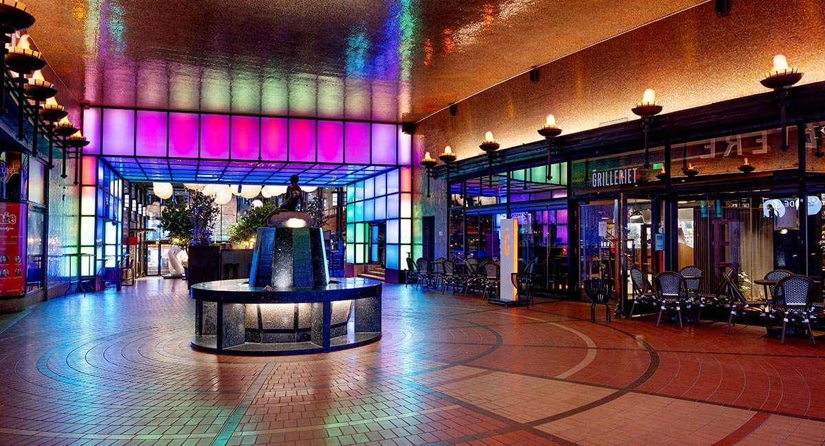 Folketeaterpassasjen belysning