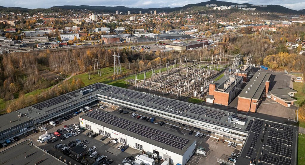 Solcelleanlegget i Professor Birkelands vei 36