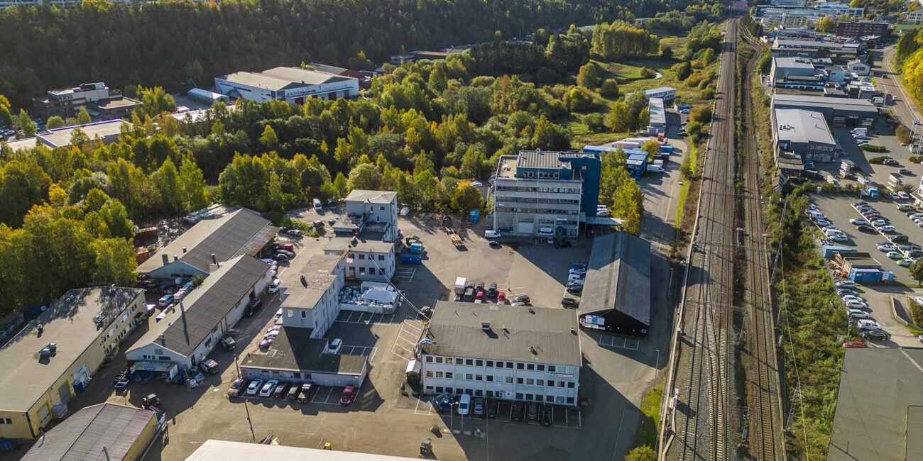 Dronefoto Alna Park Strømsveien 223