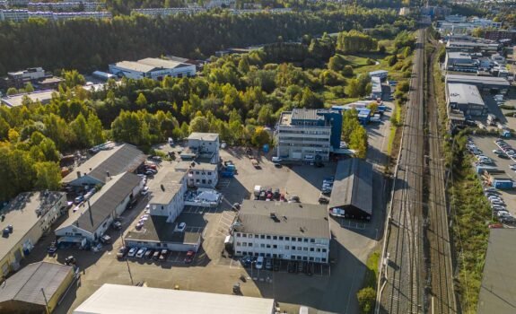 Dronefoto Alna Park Strømsveien 223