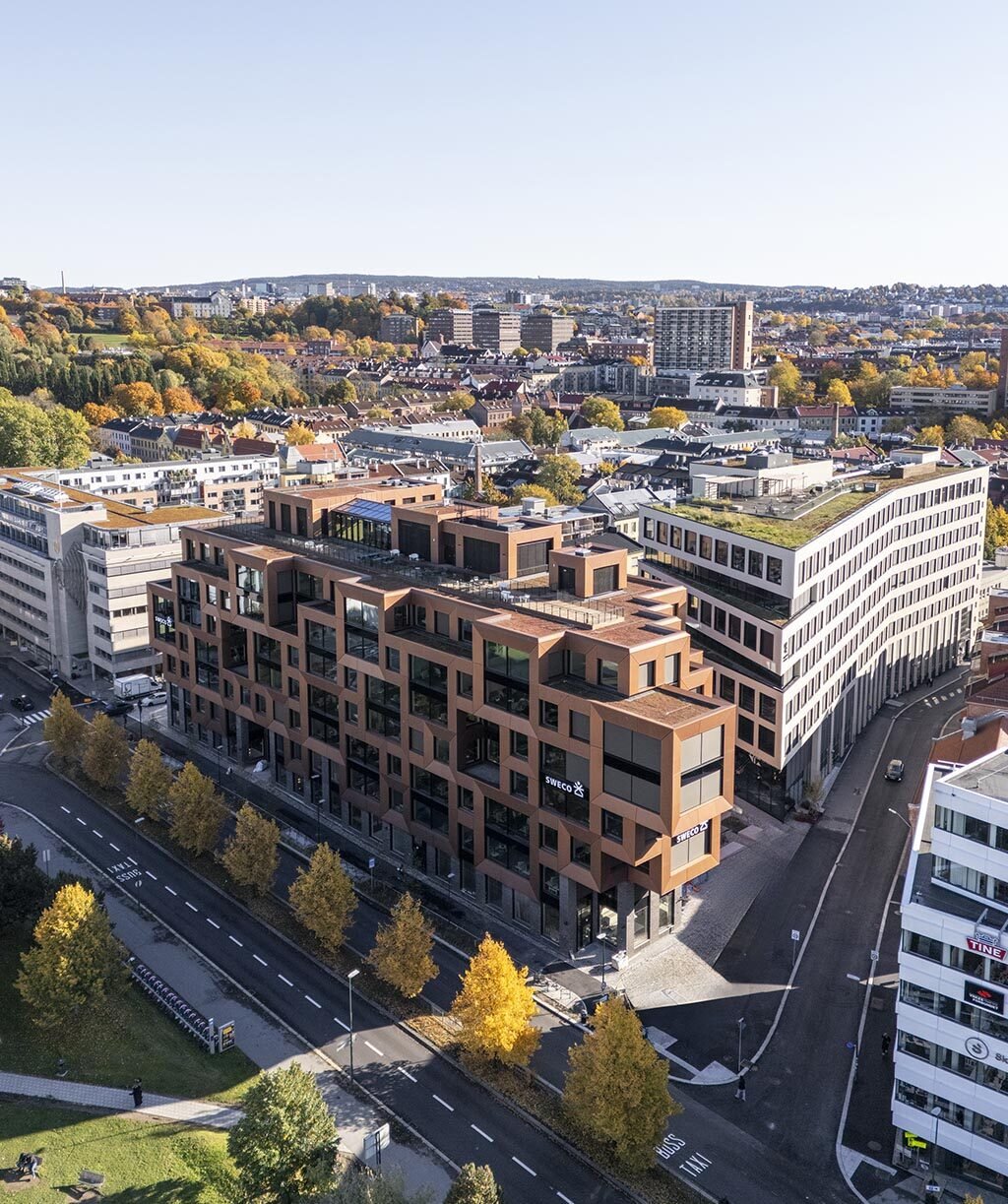 Dronefoto Urtekvartalet