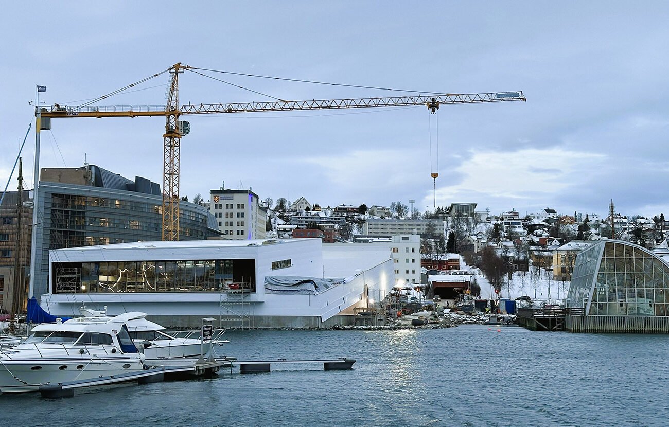 Polaria under bygging