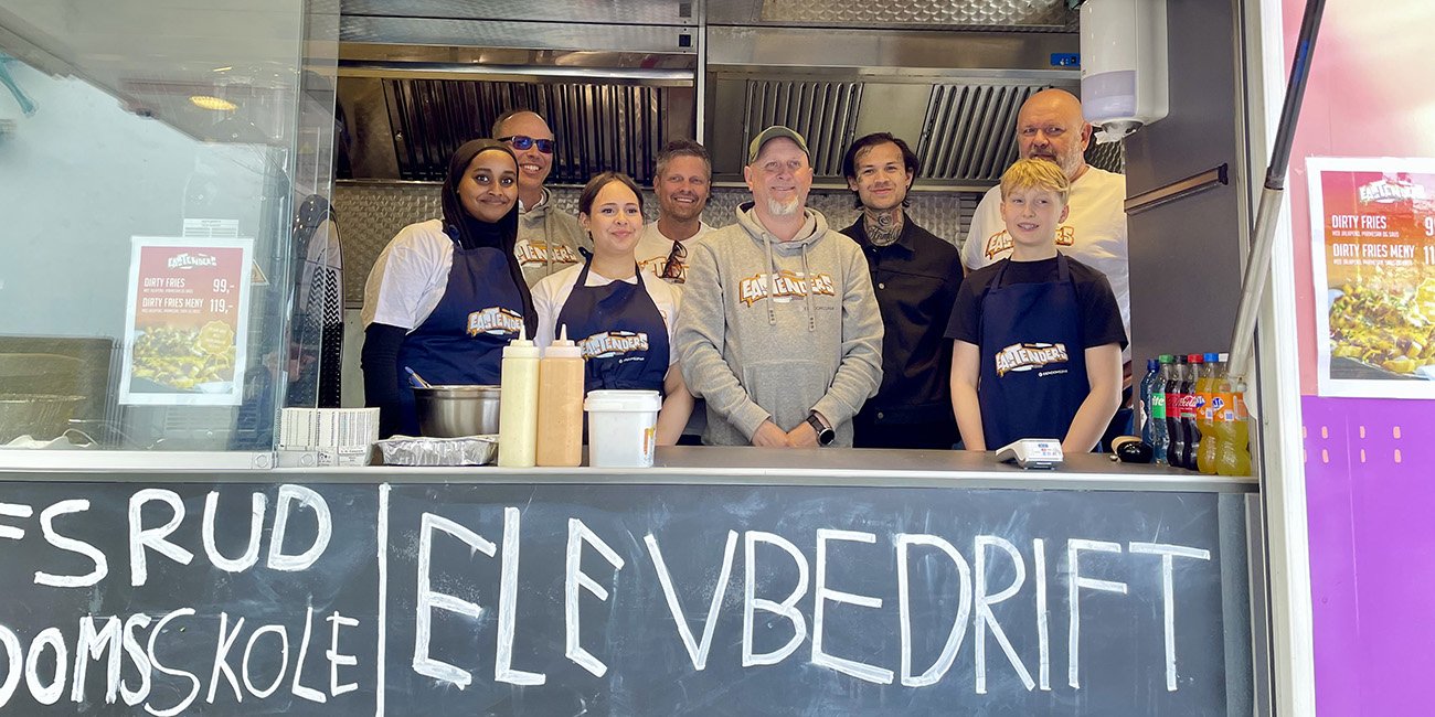 Foodtruck Eastenders elevbedrift