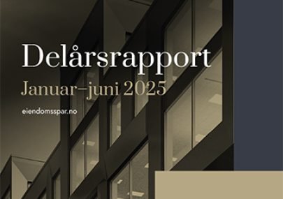 Forside Eiendomsspars delsårsrapport januar-juni 2025