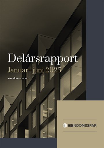 Forside Eiendomsspars delsårsrapport januar-juni 2025