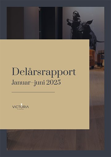 Forside delårsrapport 2025 Victoria Eiendom