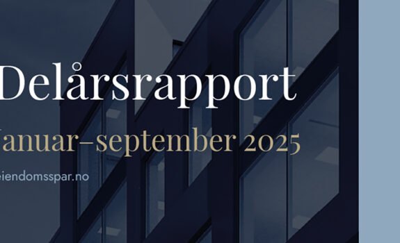 Delårsrapport januar–september 2025 for Eiendomsspar