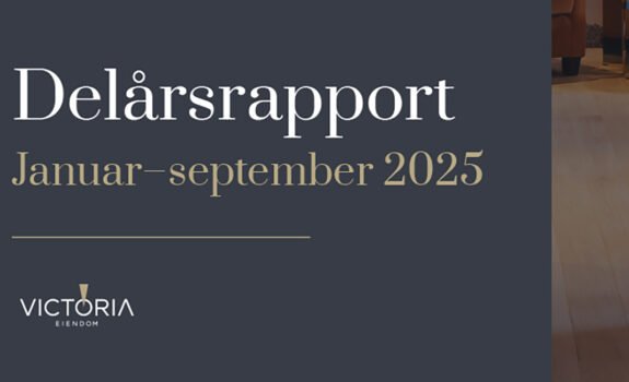 Delårsrapport januar–september 2025 for Victoria Eiendom