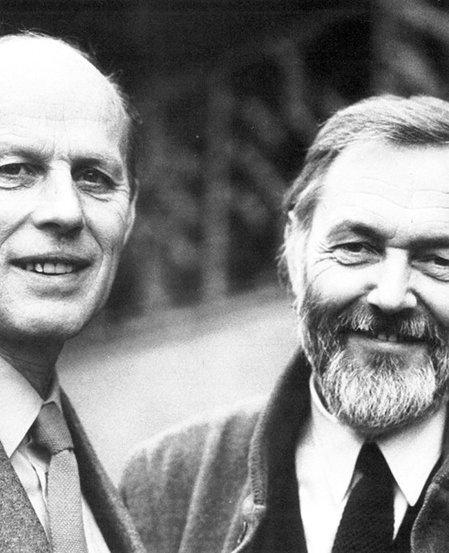 Kjell Lund og Nils Slaatto